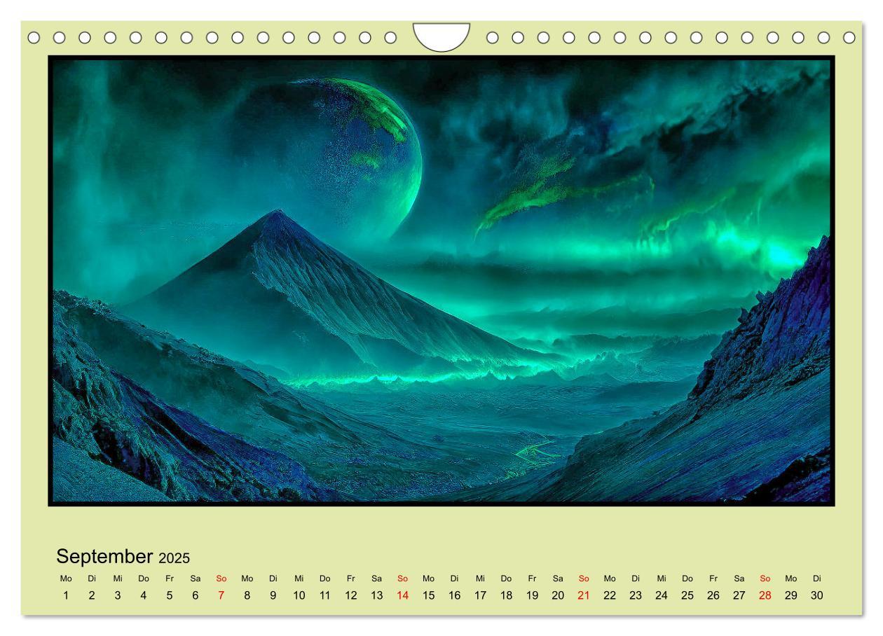 Bild: 9783435639823 | Der Zauber fremder Welten (Wandkalender 2025 DIN A4 quer), CALVENDO...