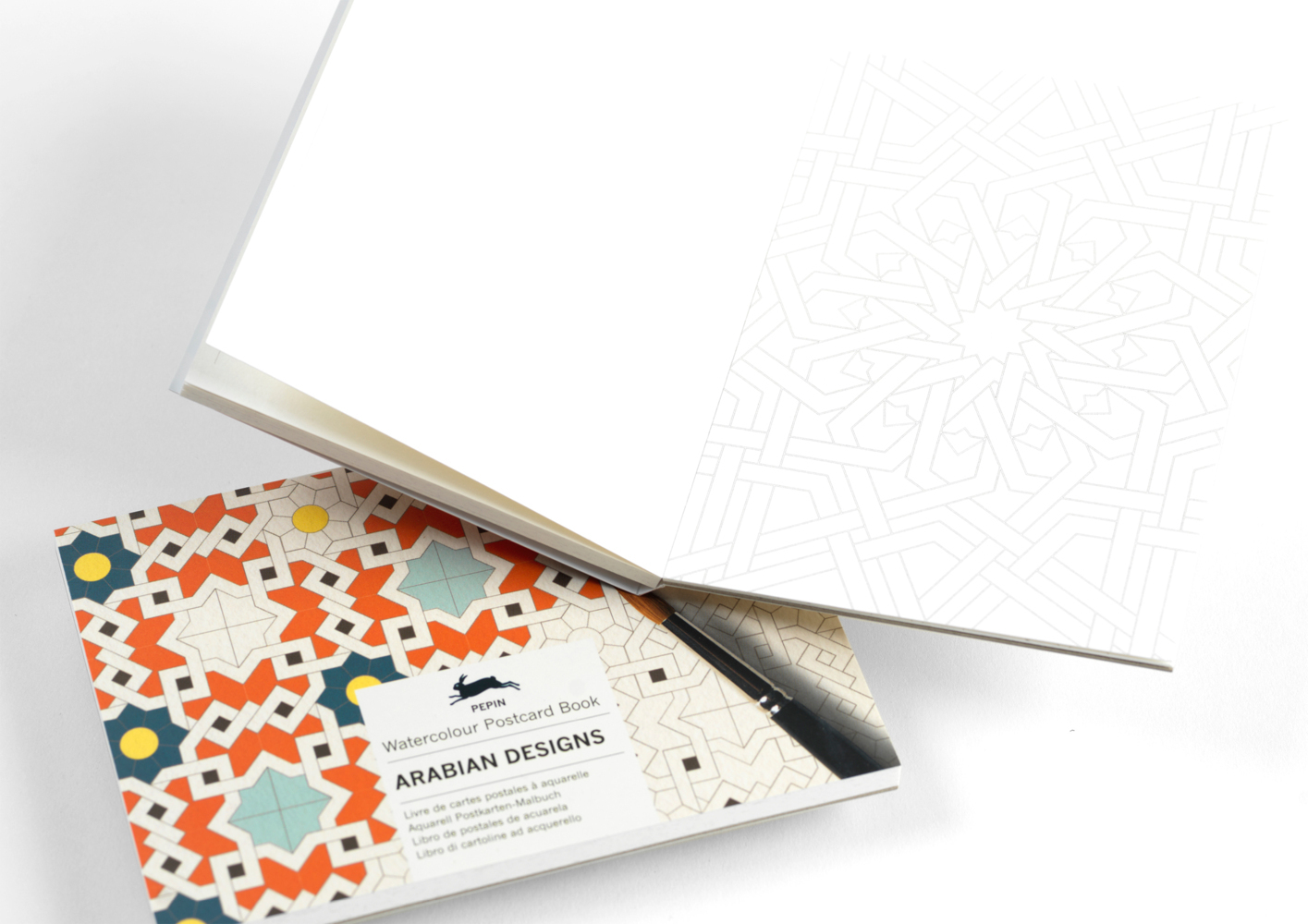 Bild: 9789460096372 | Arabian Design | Watercolour Postcard Book / Postkarten - Malbuch