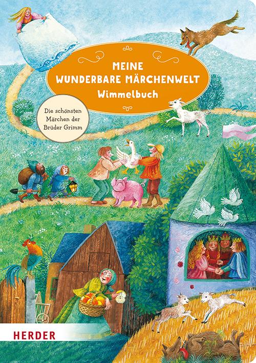 Cover: 9783451717376 | Meine wunderbare Märchenwelt Wimmelbuch (Pappbilderbuch) | Kottal