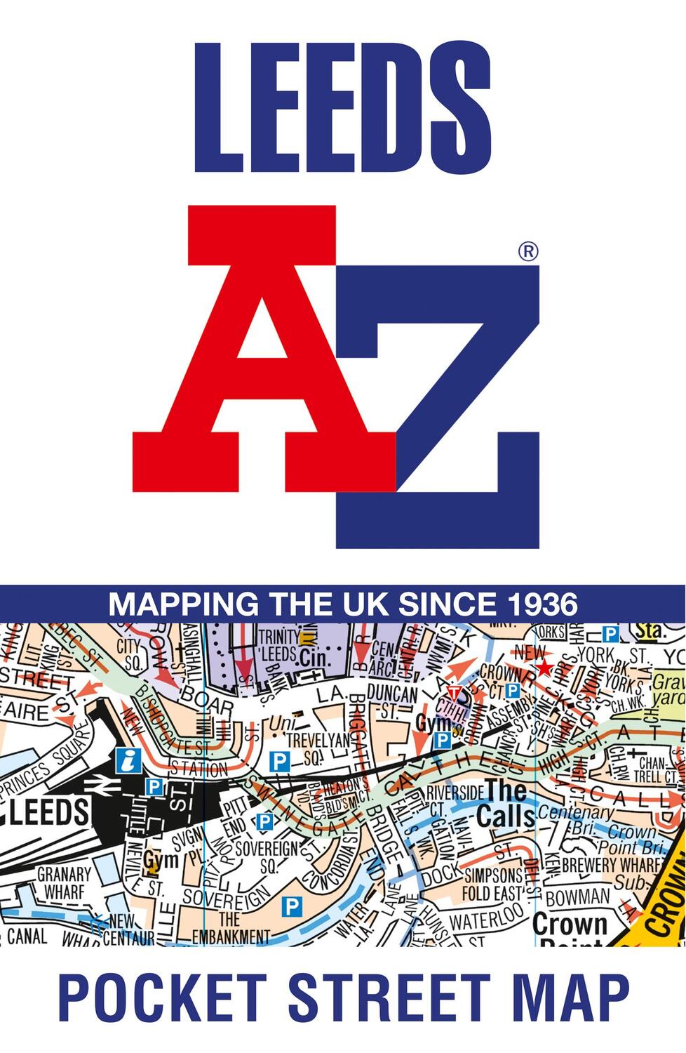 Cover: 9780008388089 | Leeds A-Z Pocket Street Map | A-Z Maps | (Land-)Karte | Englisch