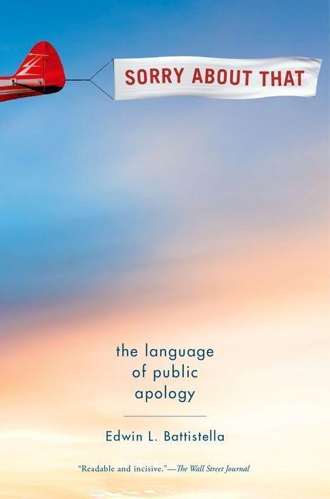 Cover: 9780190468903 | Sorry about That | The Language of Public Apology | Battistella | Buch