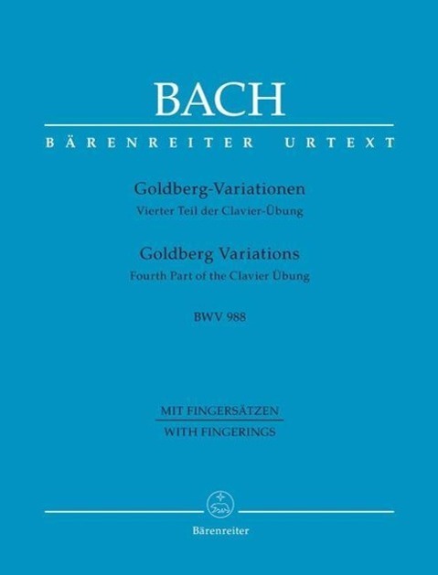 Cover: 9790006543175 | Goldberg-Variationen BWV 988 | Vierter Teil der Clavier-Übung | Bach