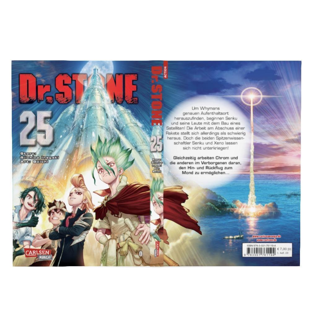 Bild: 9783551761194 | Dr. Stone 25 | Verrückte Abenteuer, Action und Wissenschaft! | Buch