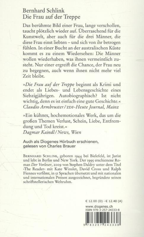 Rückseite: 9783257243338 | Die Frau auf der Treppe | Bernhard Schlink | Taschenbuch | 256 S.