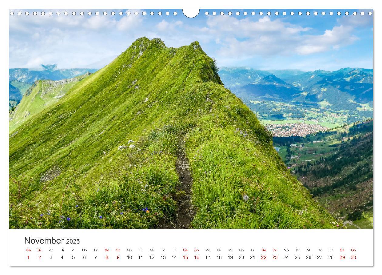 Bild: 9783435016235 | Oberstdorf - Bergparadies in den Alpen (Wandkalender 2025 DIN A3...