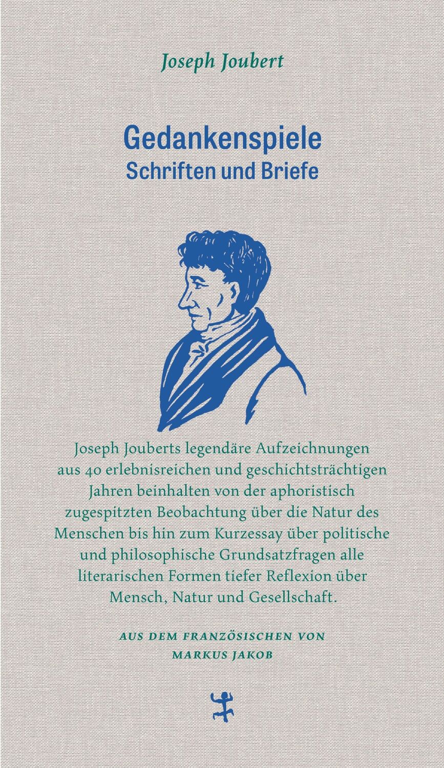 Cover: 9783957575227 | Gedankenspiele | Schriften und Briefe | Joseph Joubert | Buch | 332 S.