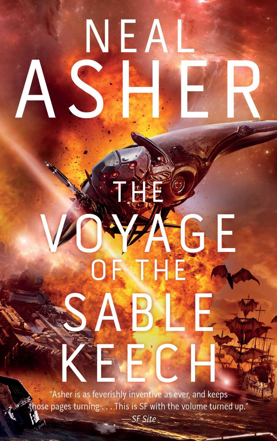 Cover: 9781597809894 | The Voyage of the Sable Keech: The Second Spatterjay Novel | Asher
