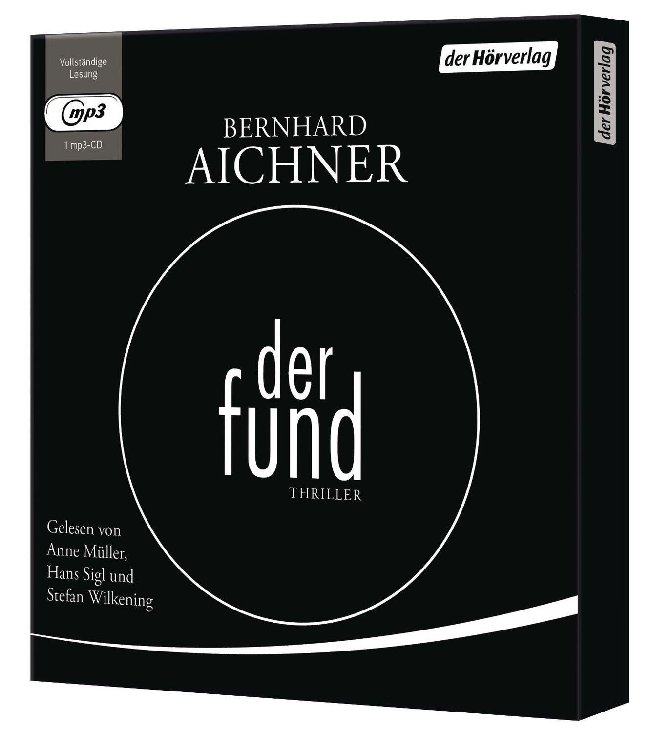 Bild: 9783844535211 | Der Fund | Bernhard Aichner | MP3 | 749 Min. | Deutsch | 2019