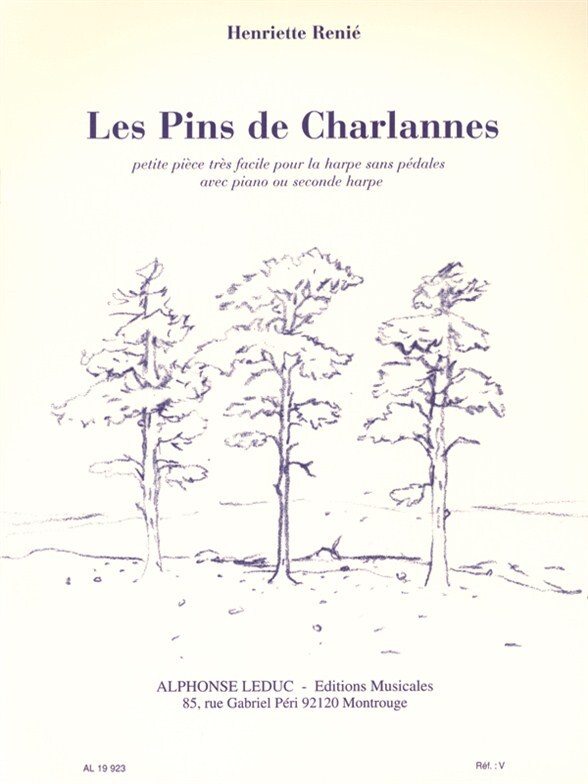 Cover: 9790046199233 | Les Pins de Charlannes | Henriette Renié | Partitur | Alphonse Leduc