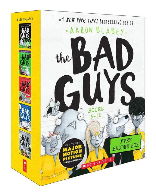 Cover: 9781338785982 | The Bad Guys Even Badder Box Set (the Bad Guys #6-10) | Aaron Blabey