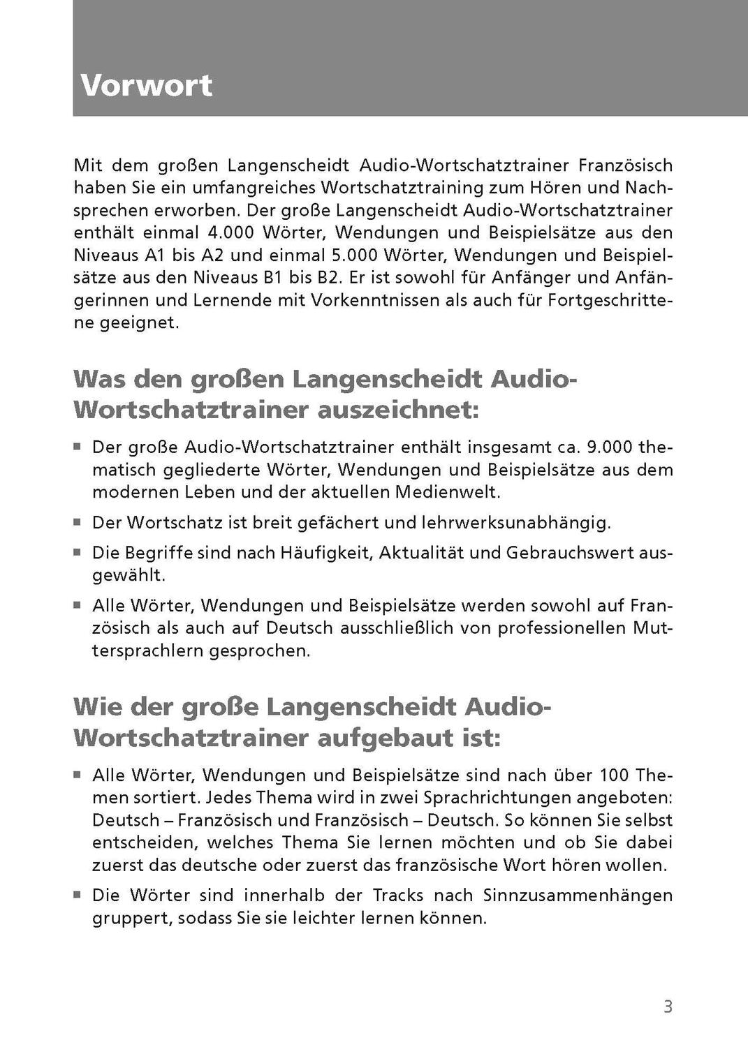 Bild: 9783125635500 | Langenscheidt Der große Audio-Wortschatztrainer Französisch | MP3