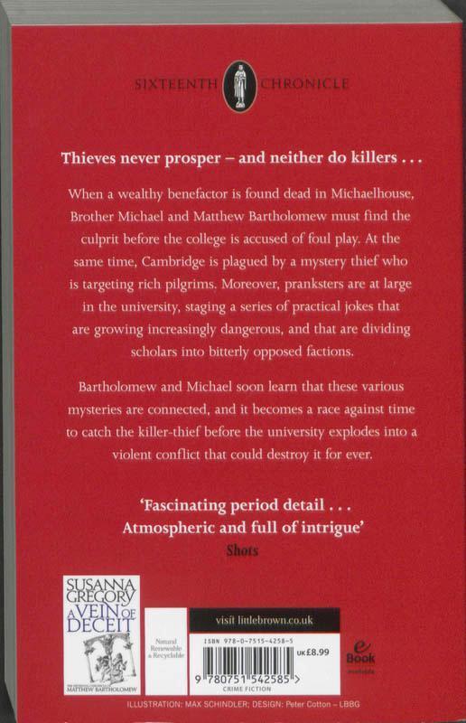 Rückseite: 9780751542585 | The Killer Of Pilgrims | Susanna Gregory | Taschenbuch | Englisch