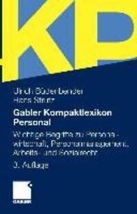 Cover: 9783834901576 | Gabler Kompaktlexikon Personal | Hans Strutz (u. a.) | Taschenbuch