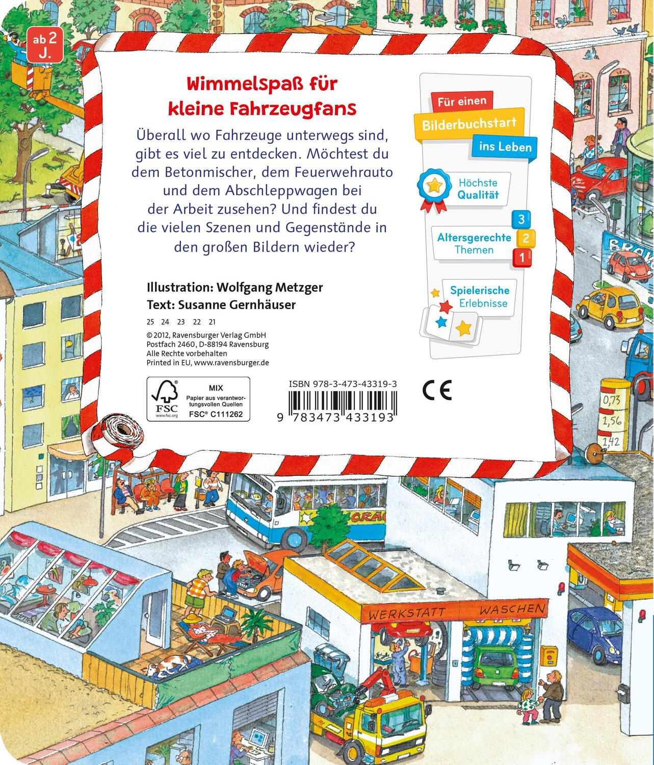 Rückseite: 9783473433193 | Sachen suchen: Meine Fahrzeuge | Susanne Gernhäuser | Buch | 24 S.