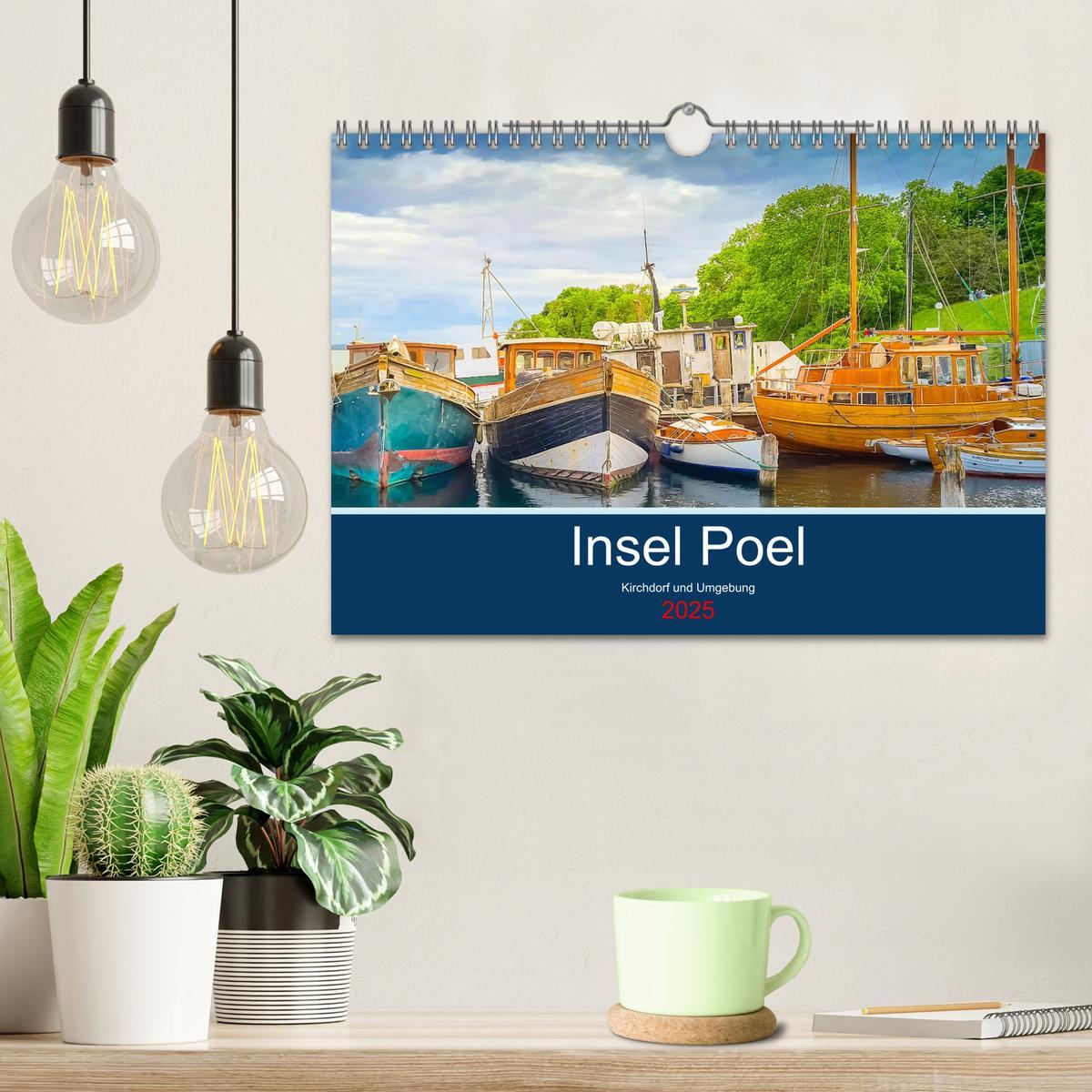 Bild: 9783435094417 | Insel Poel Kirchdorf und Umgebung (Wandkalender 2025 DIN A4 quer),...