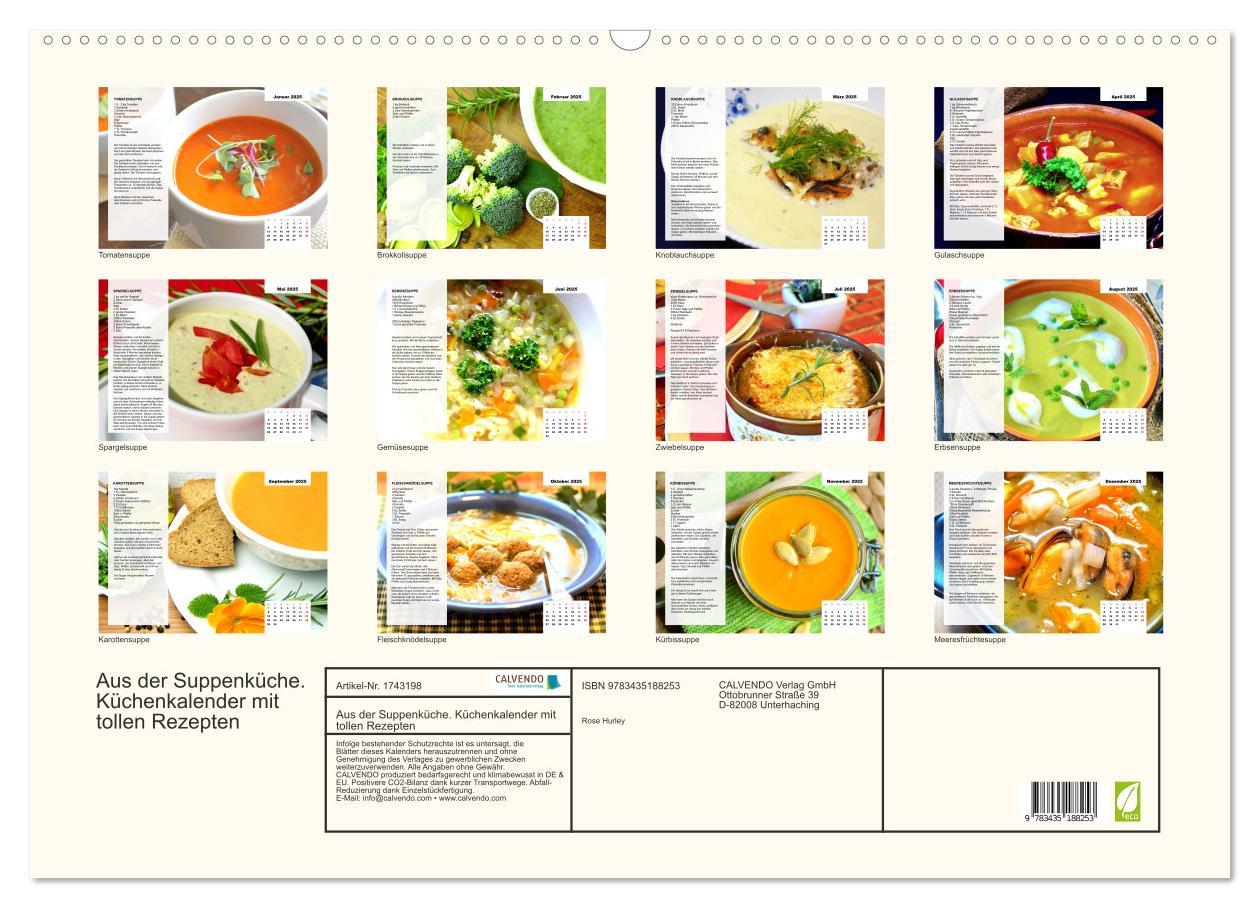 Bild: 9783435188253 | Aus der Suppenküche. Küchenkalender mit tollen Rezepten...