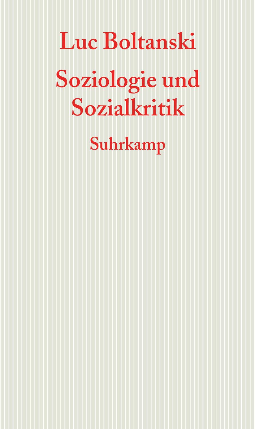 Cover: 9783518585467 | Soziologie und Sozialkritik | Frankfurter Adorno-Vorlesungen 2008