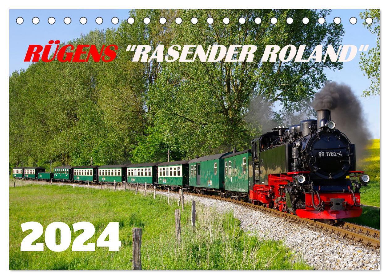 Cover: 9783675593411 | Rügens "rasender Roland" (Tischkalender 2024 DIN A5 quer), CALVENDO...