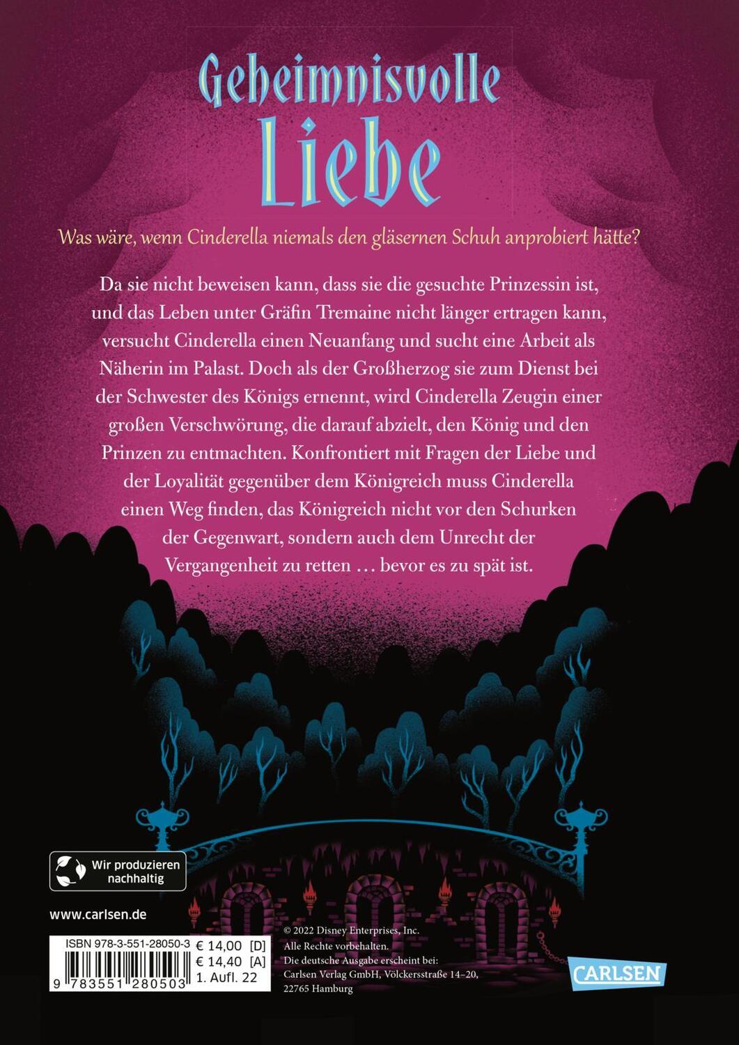 Rückseite: 9783551280503 | Disney. Twisted Tales: Geheimnisvolle Liebe (Cinderella) | Buch | 2022