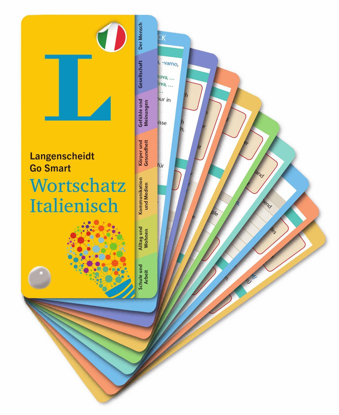 Cover: 9783125633155 | Langenscheidt Go Smart Wortschatz Italienisch - Fächer | Langenscheidt