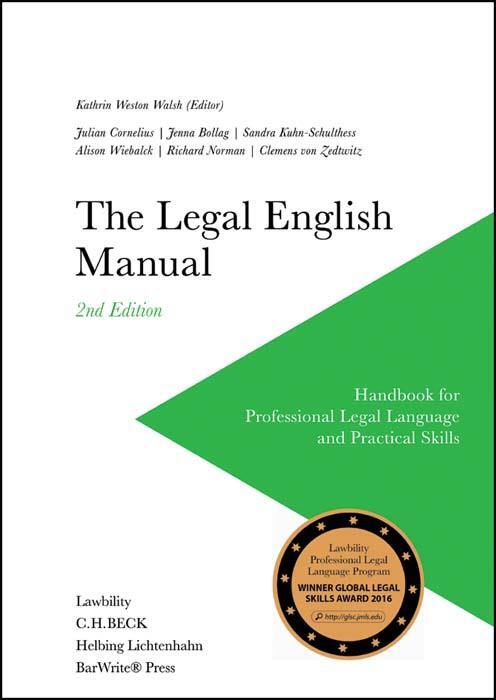 Cover: 9783406708282 | The Legal English Manual | Kathrin Weston Walsh | Taschenbuch | 285 S.