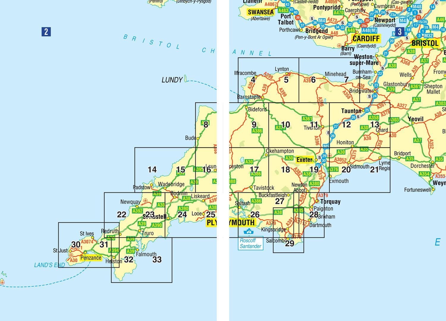 Bild: 9780008560577 | South West England A-Z Road Atlas | A-Z Maps | Taschenbuch | Englisch