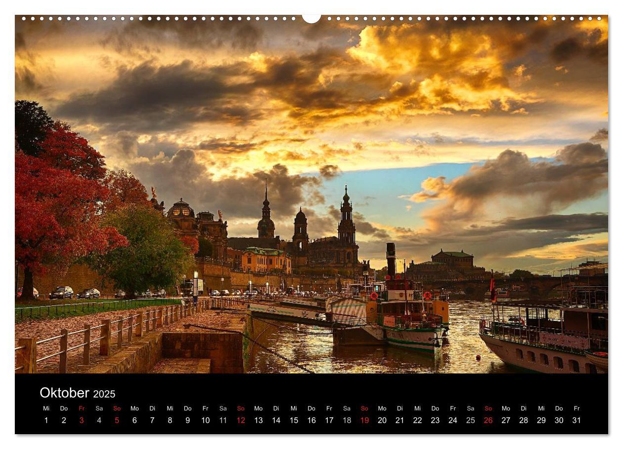 Bild: 9783435279944 | Dresden 2025 (Wandkalender 2025 DIN A2 quer), CALVENDO Monatskalender