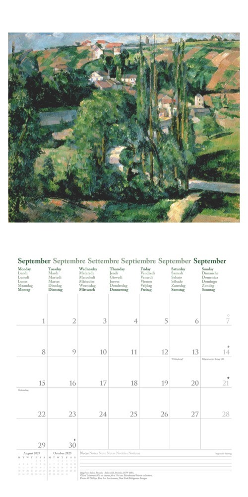 Bild: 4002725994943 | N NEUMANNVERLAGE - Paul Cézanne 2025 Broschürenkalender, 30x30cm,...