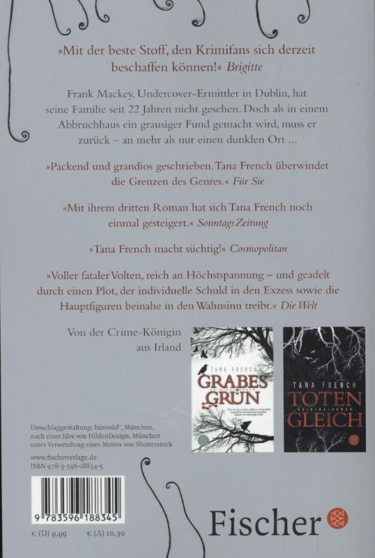 Rückseite: 9783596188345 | Sterbenskalt | Tana French | Taschenbuch | 624 S. | Deutsch | 2012