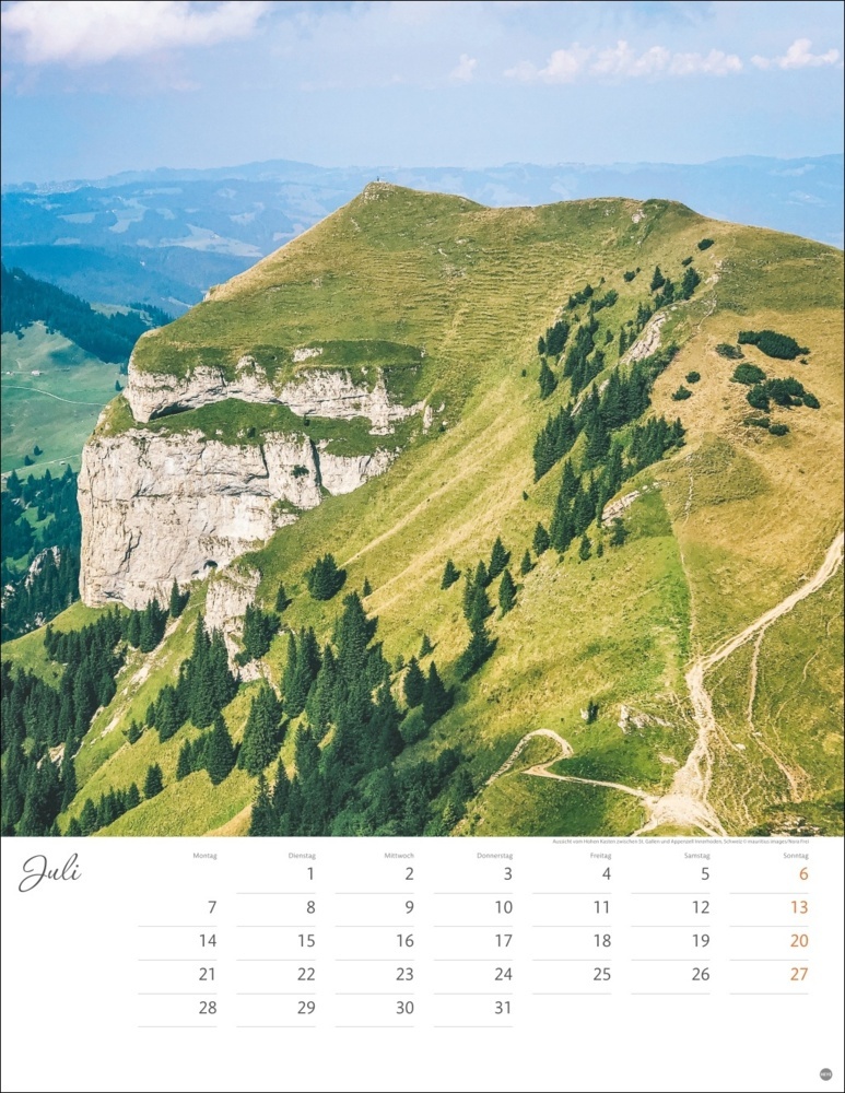 Bild: 9783756405251 | Schönes Alpenland Posterkalender 2025 | Kalender | Spiralbindung