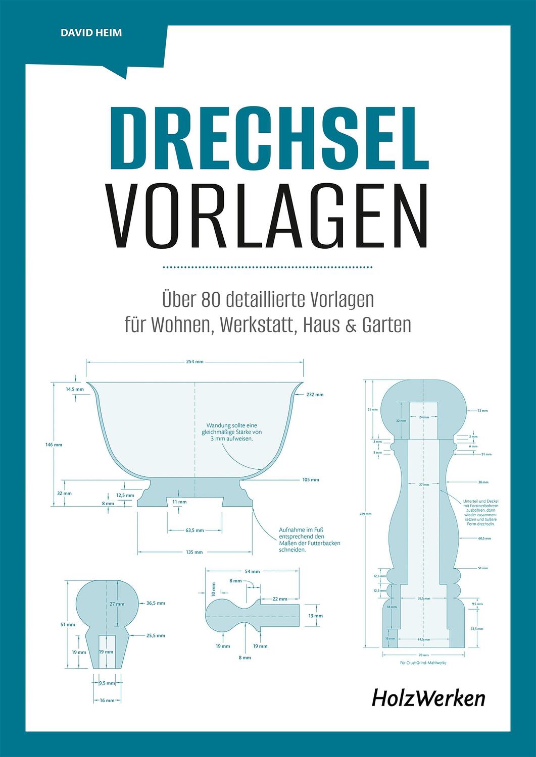 Cover: 9783748603573 | Drechsel-Vorlagen | David Heim | Taschenbuch | 142 S. | Deutsch | 2023