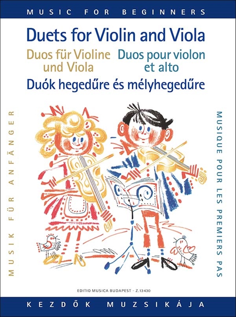 Cover: 9790080134306 | Duos für Anfänger für Violine und Viola | EMB Music for Beginners