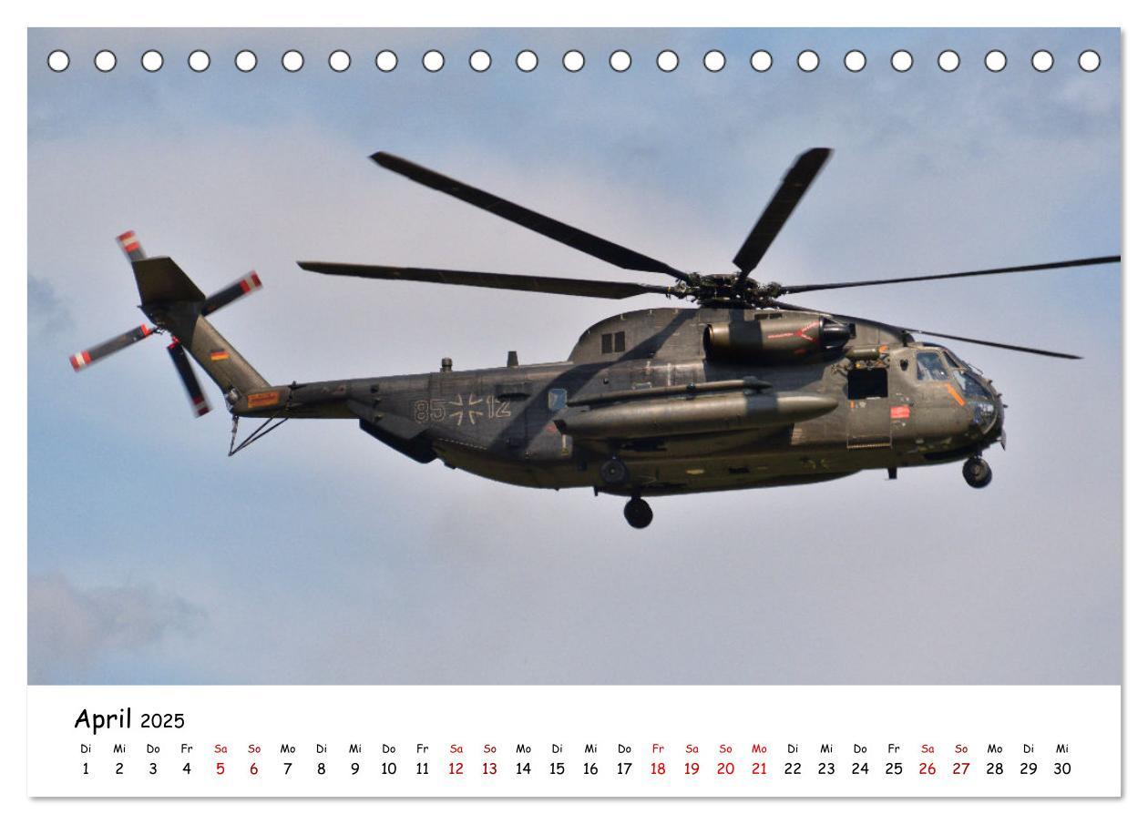 Bild: 9783457235669 | Die beeindruckende Welt der Hubschrauber (Tischkalender 2025 DIN A5...