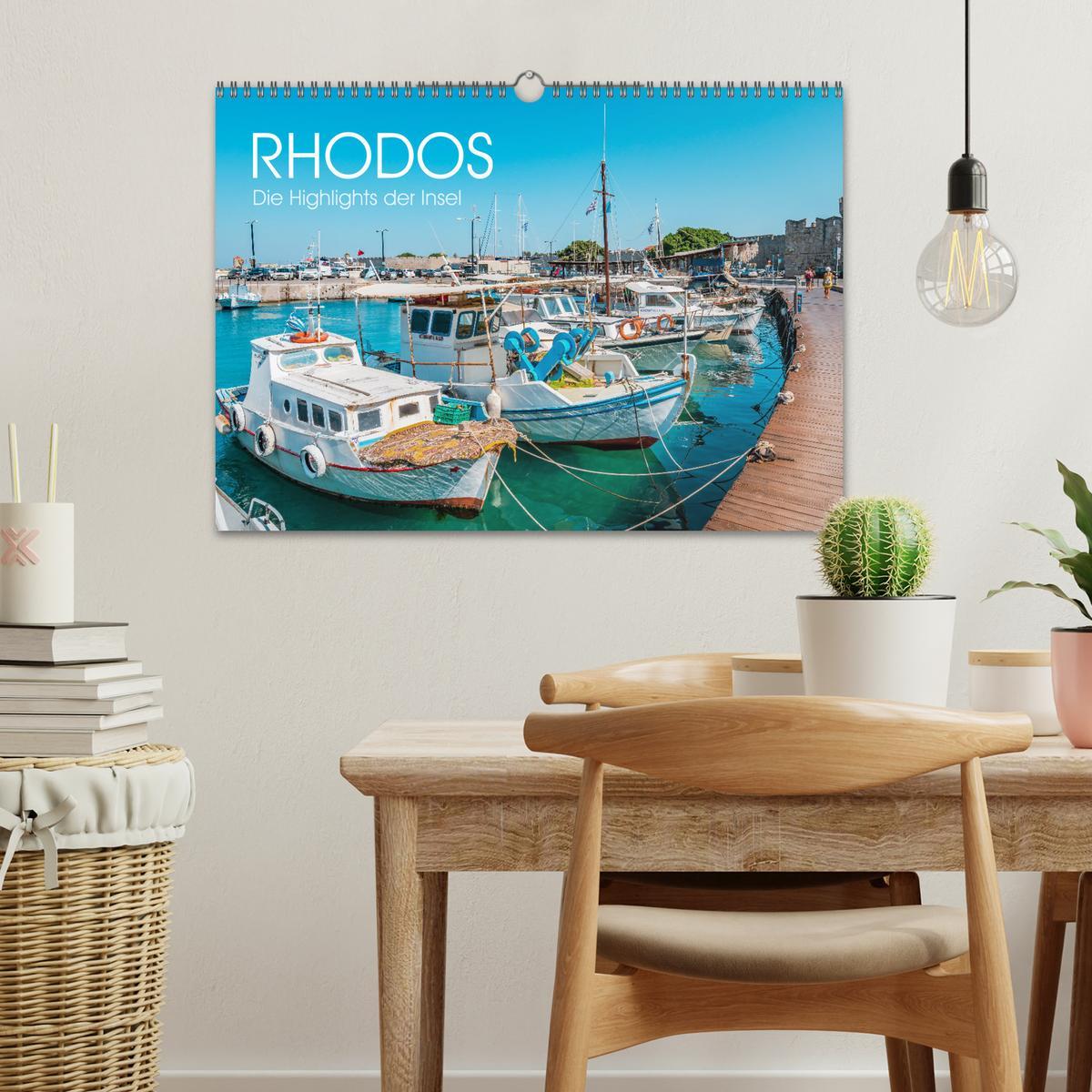 Bild: 9783383926303 | Rhodos - Die Highlights der Insel (Wandkalender 2025 DIN A3 quer),...