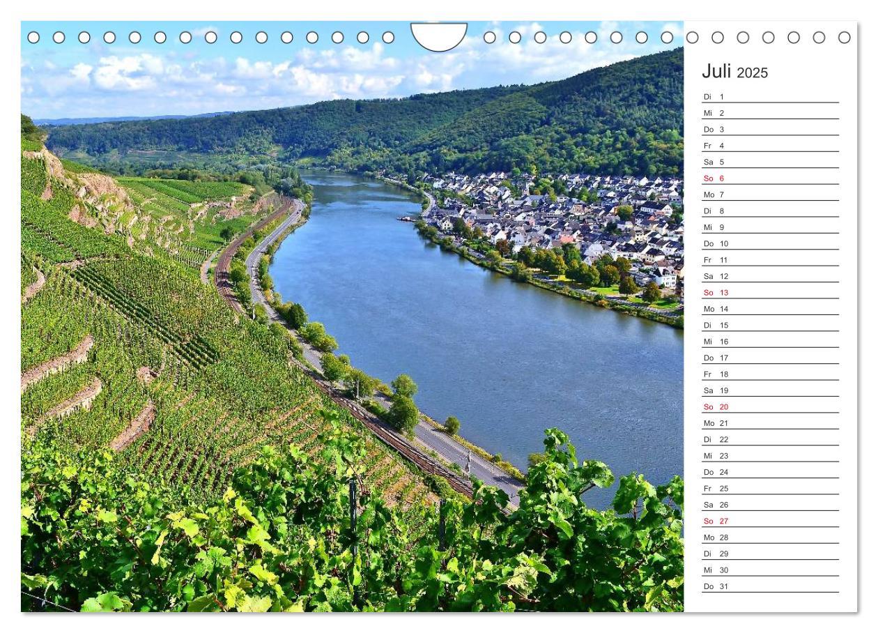 Bild: 9783435549252 | Bildschön - Die Mosel (Wandkalender 2025 DIN A4 quer), CALVENDO...