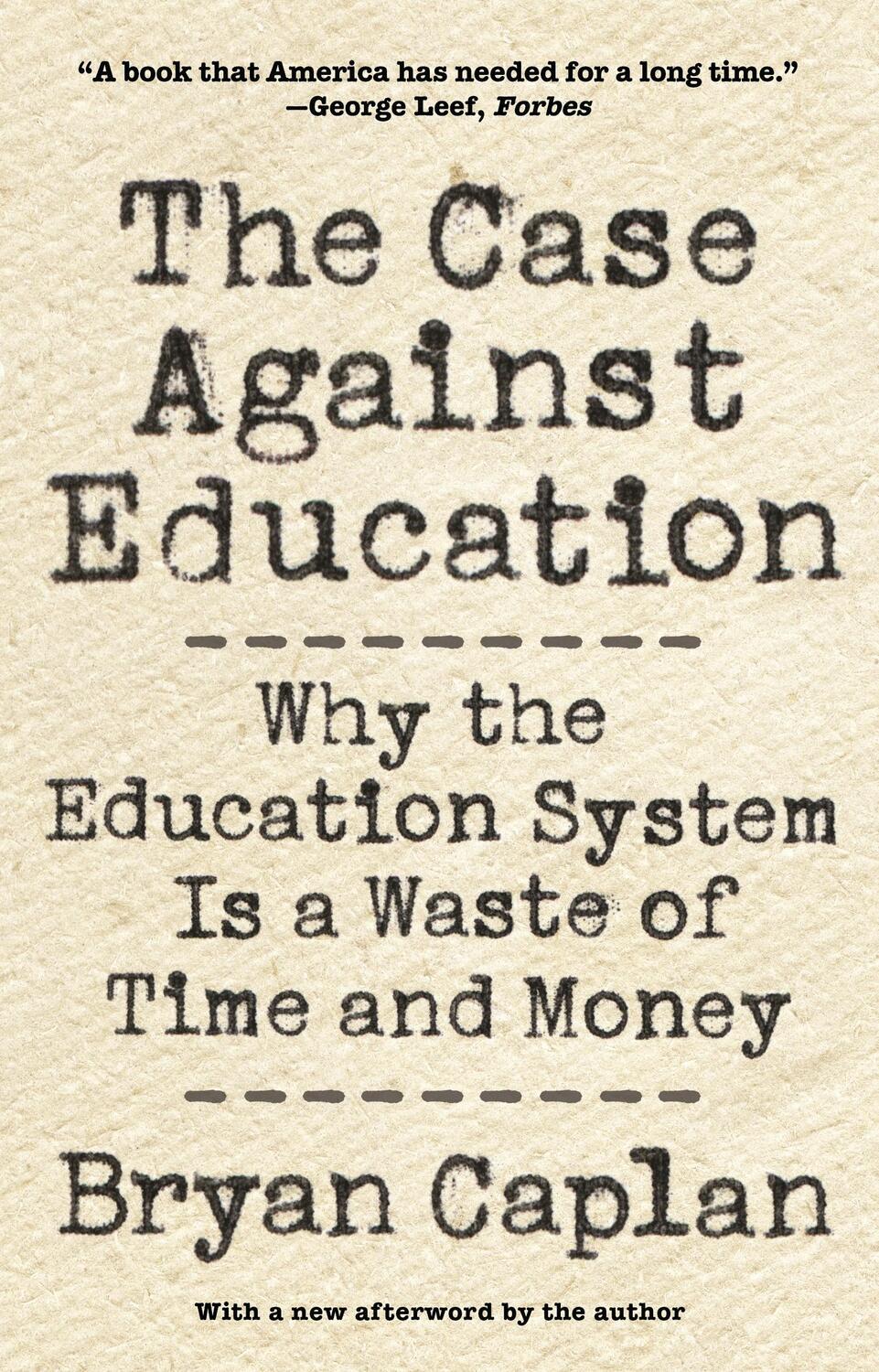 Cover: 9780691196459 | The Case against Education | Bryan Caplan | Taschenbuch | Englisch