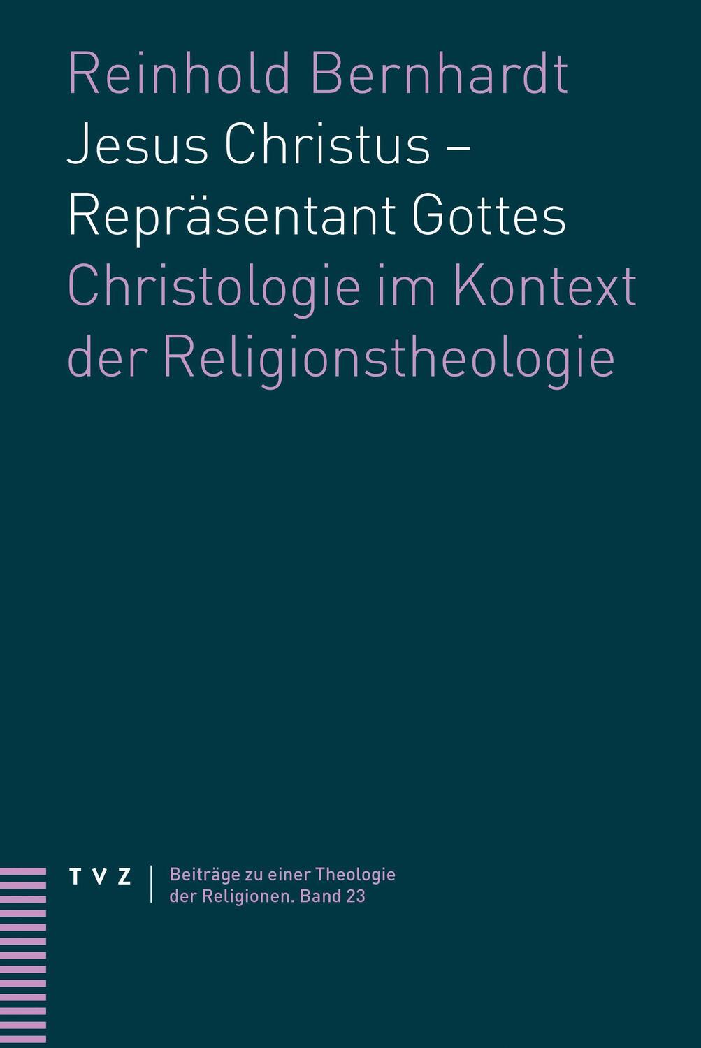 Cover: 9783290184360 | Jesus Christus - Repräsentant Gottes | Reinhold Bernhardt | Buch