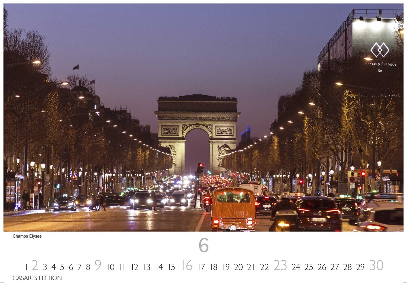 Bild: 9789918620210 | Paris 2024 L 35x50cm | Kalender | 14 S. | Deutsch | 2024