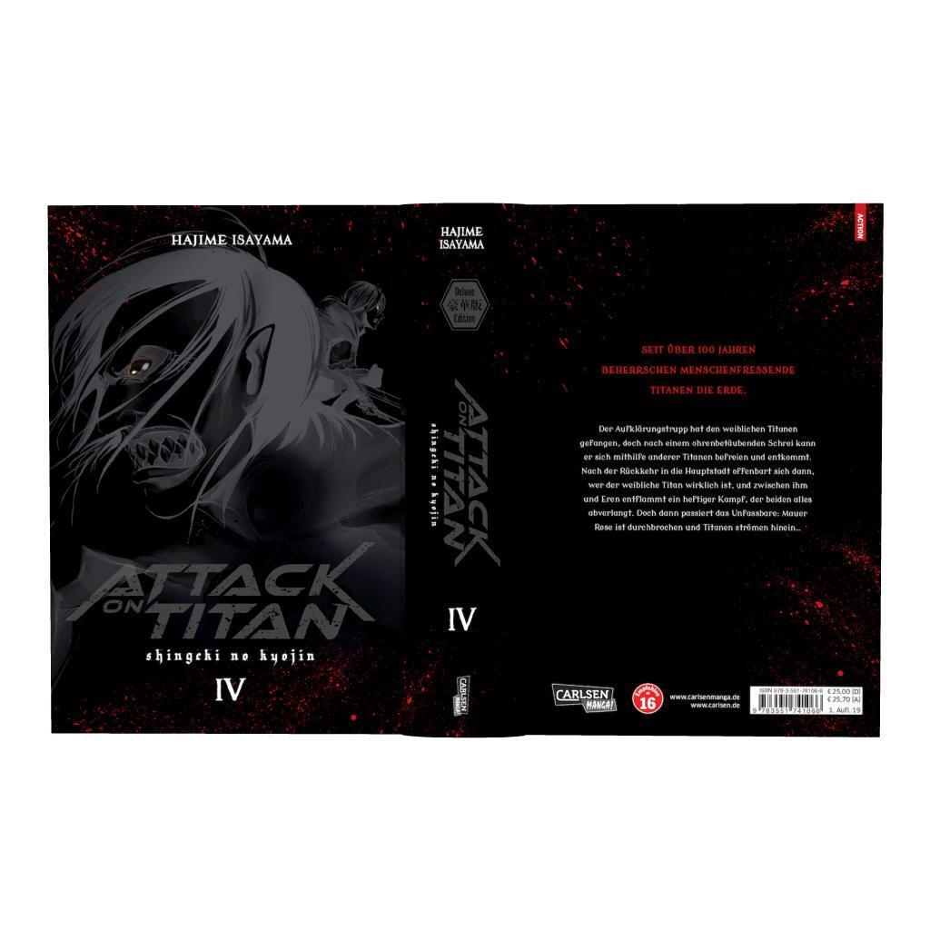 Bild: 9783551741066 | Attack on Titan Deluxe 4 | Hajime Isayama | Buch | 564 S. | Deutsch
