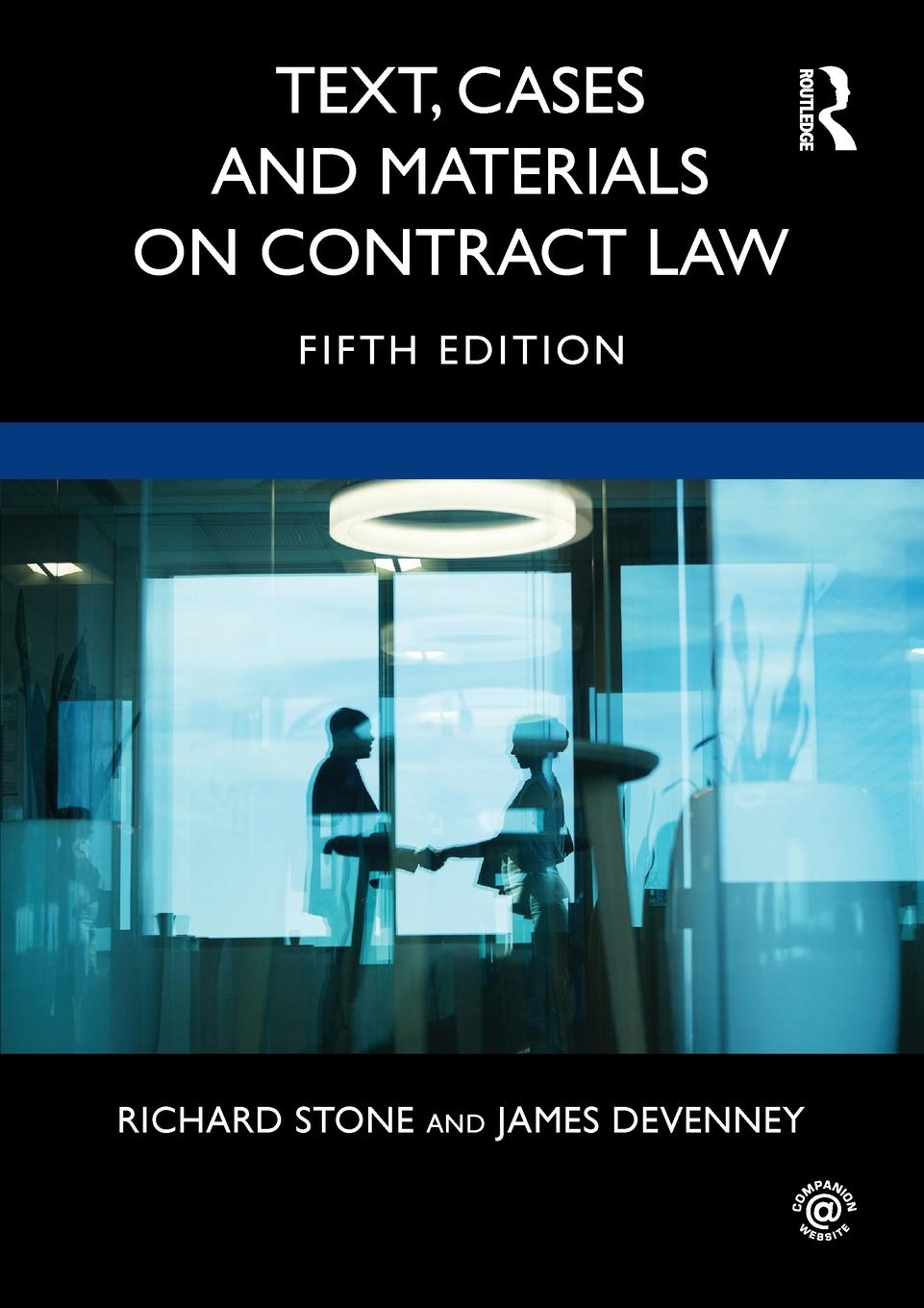 Cover: 9780367222956 | Text, Cases and Materials on Contract Law | Richard Stone (u. a.)