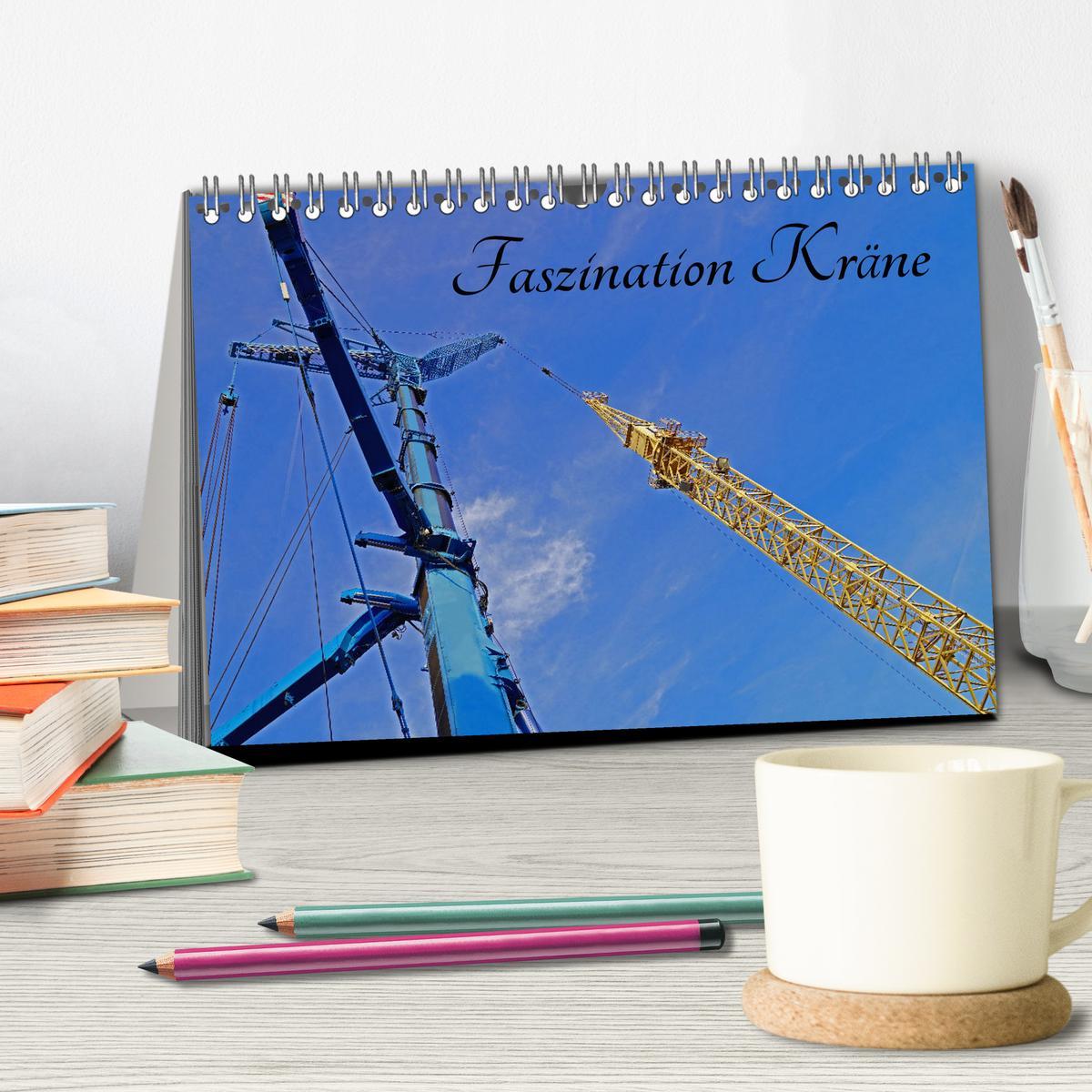 Bild: 9783383923159 | Faszination Kräne (Tischkalender 2025 DIN A5 quer), CALVENDO...