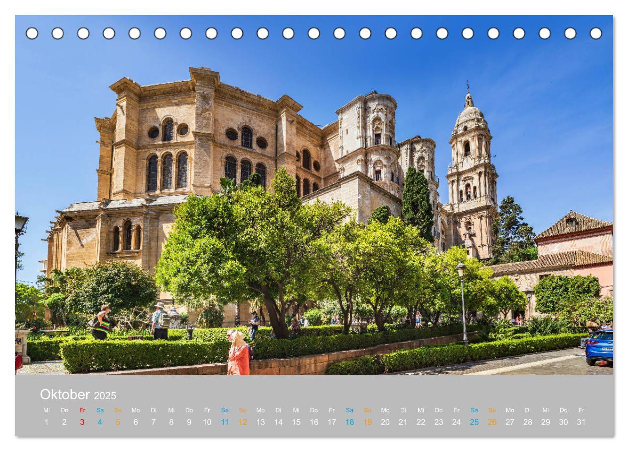 Bild: 9783435230334 | Malaga - andalusische Mittelmeerküste (Tischkalender 2025 DIN A5...