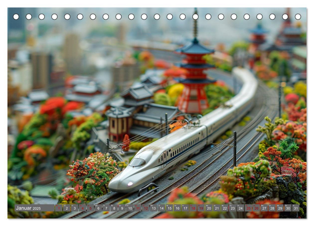 Bild: 9783435380503 | Modelleisenbahnen sind cool (Tischkalender 2025 DIN A5 quer),...