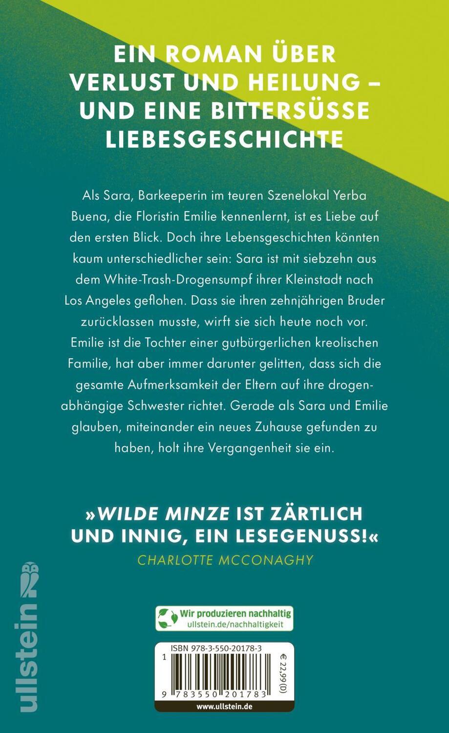 Rückseite: 9783550201783 | Wilde Minze | Nina Lacour | Buch | 336 S. | Deutsch | 2023