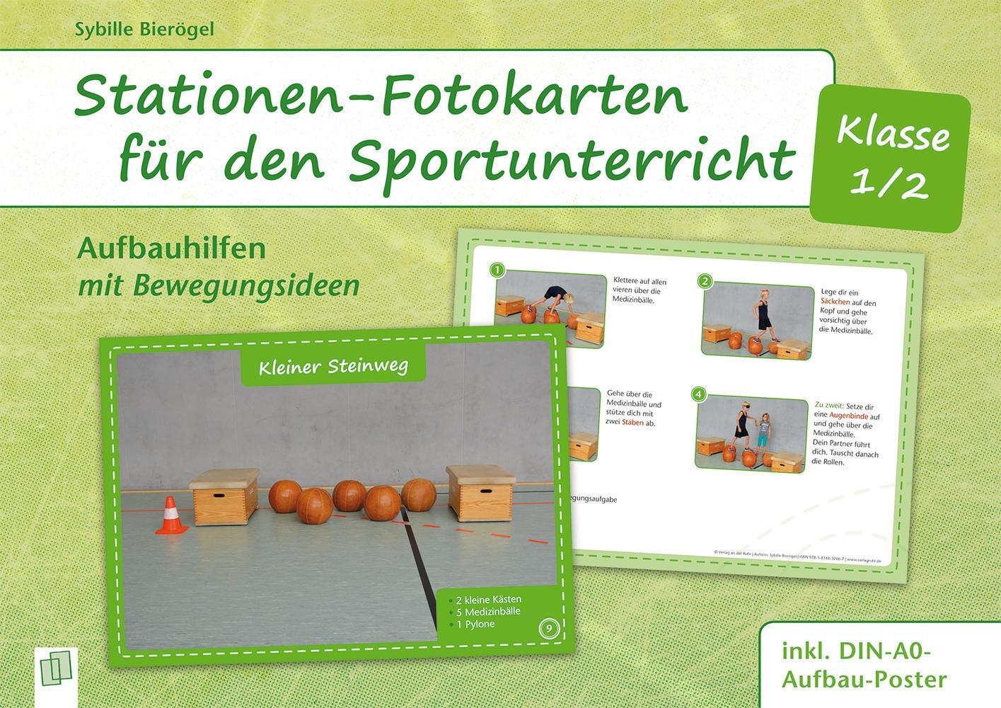Cover: 9783834632067 | Stationen-Fotokarten für den Sportunterricht - Klasse 1/2 | Bierögel