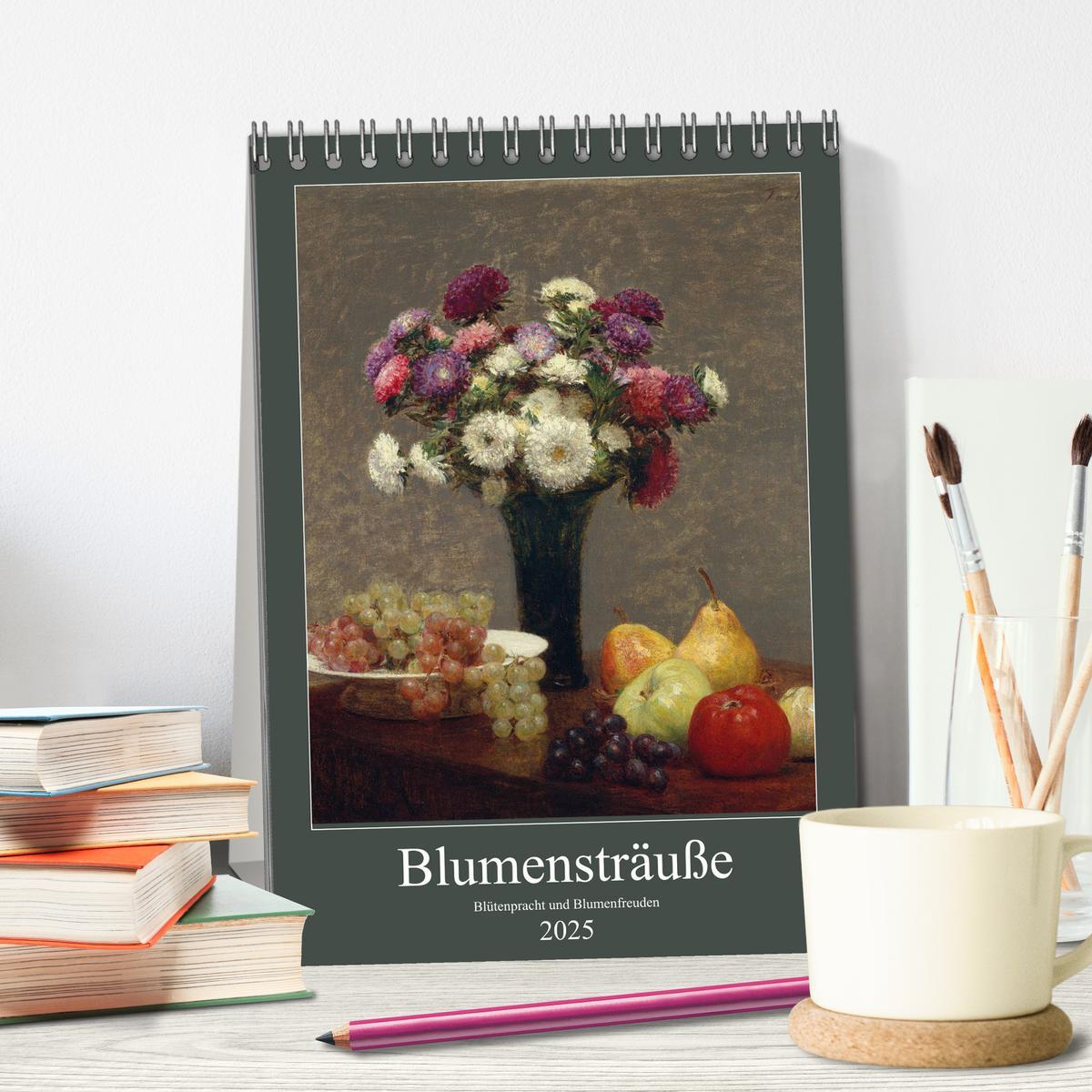 Bild: 9783435964109 | Blumensträuße - Blütenpracht und Blumenfreuden (Tischkalender 2025...