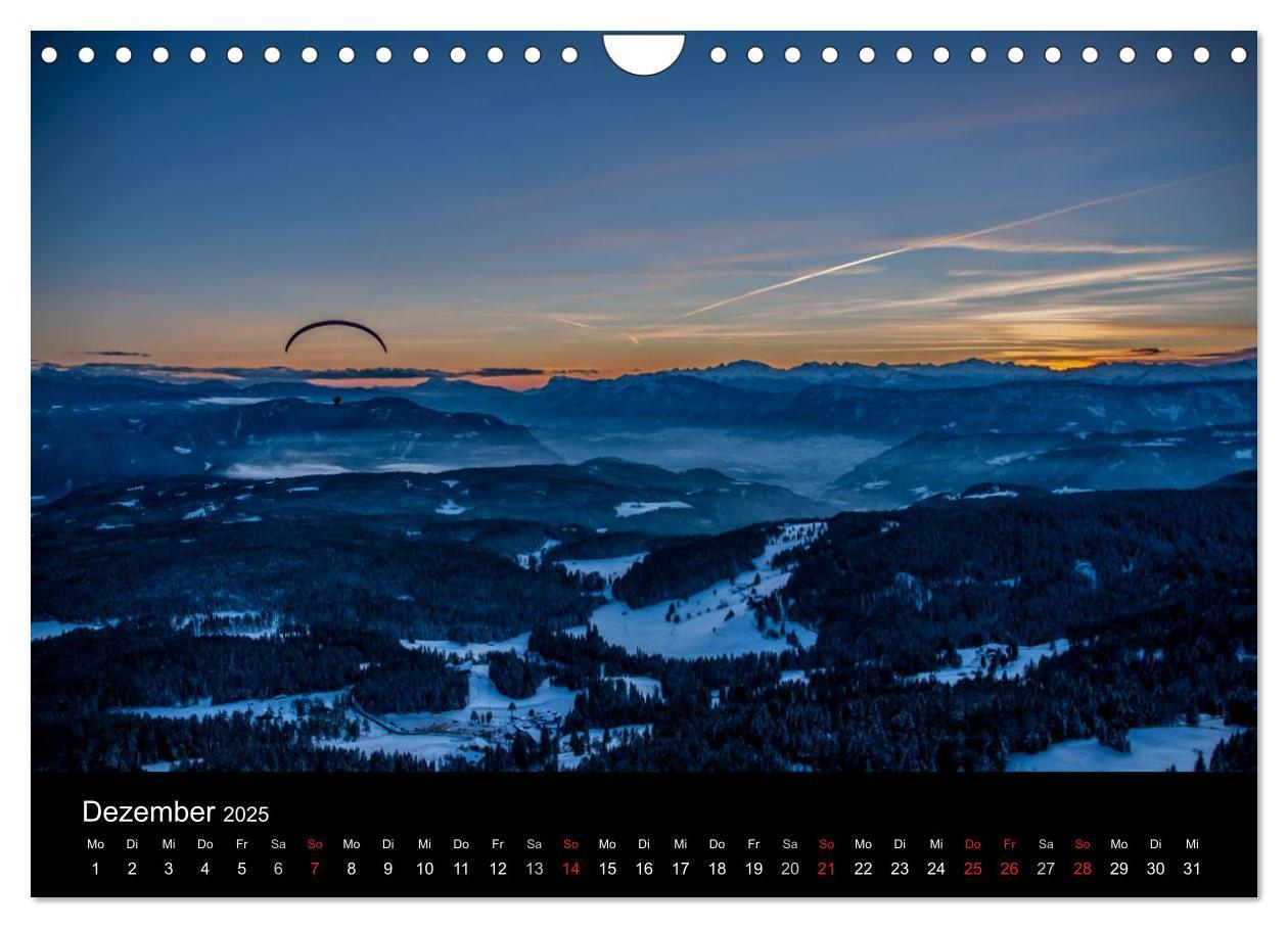 Bild: 9783435631315 | Paragliding - zwischen Himmel und Erde (Wandkalender 2025 DIN A4...