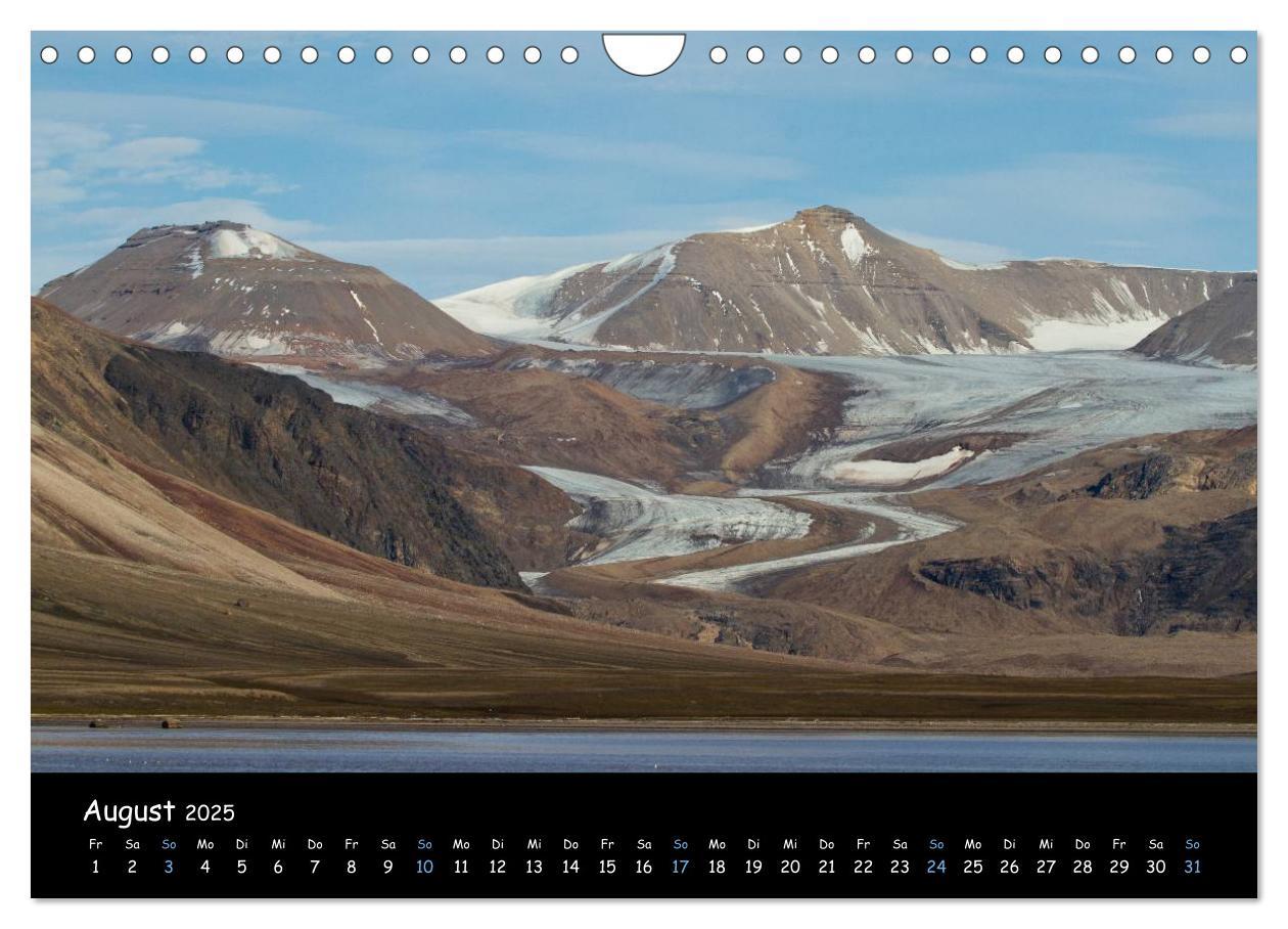 Bild: 9783435774012 | Spitzbergen (Wandkalender 2025 DIN A4 quer), CALVENDO Monatskalender