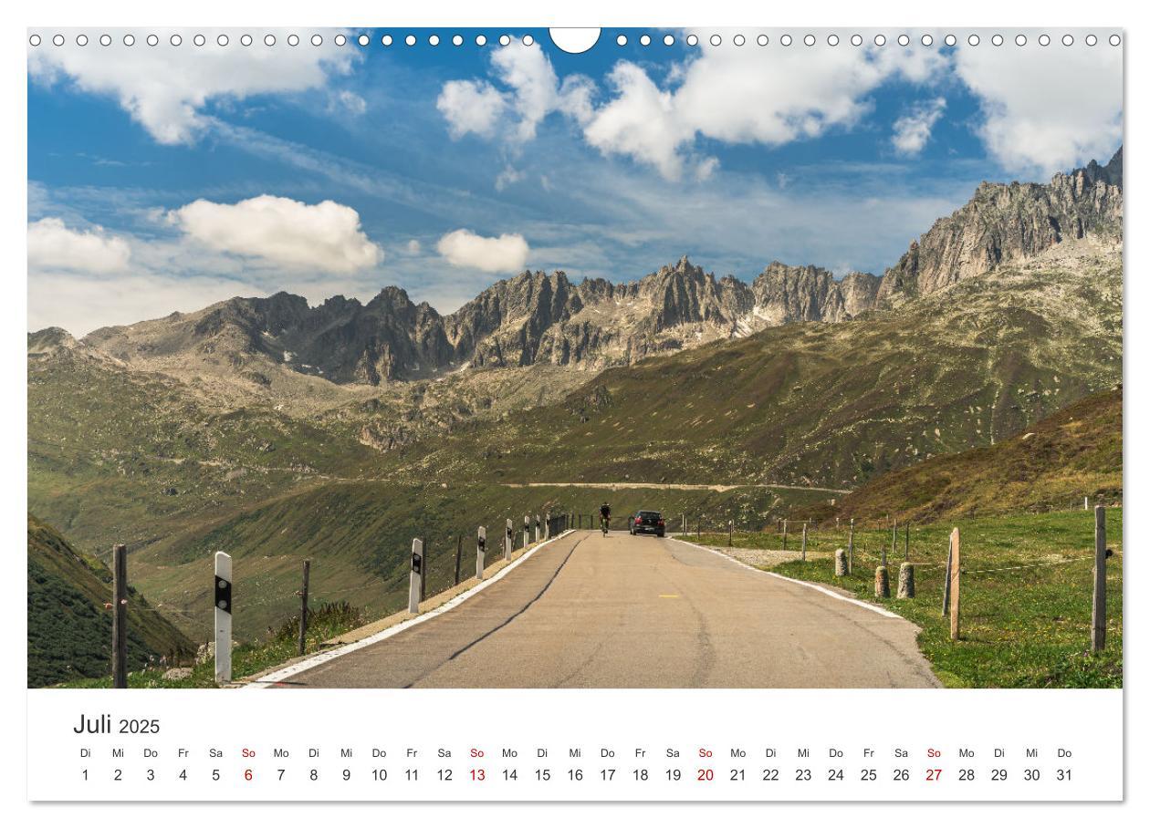 Bild: 9783435480555 | Schweizer Alpenpässe (Wandkalender 2025 DIN A3 quer), CALVENDO...