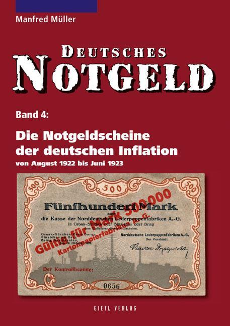 Cover: 9783866465343 | Die Notgeldscheine der deutschen Inflation | Manfred Müller | Buch